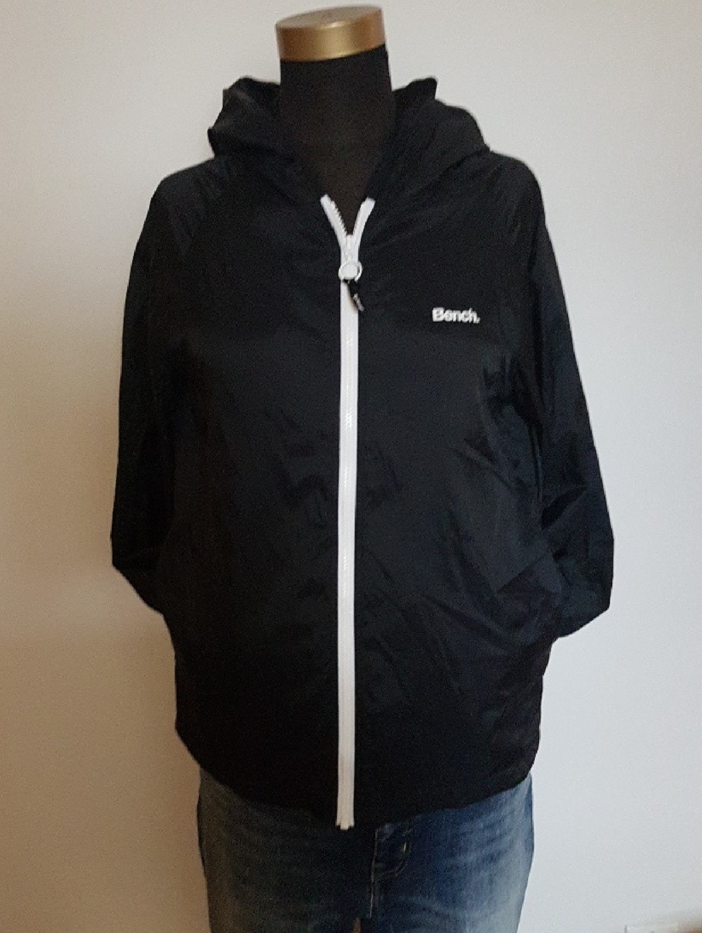 Bench Women's Black Hooded Zip Jacket - Picture 1 of 8